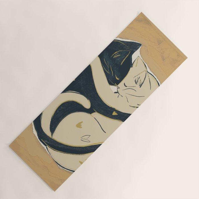 Cats In Love 2 Yoga Mat Gallery Image 1