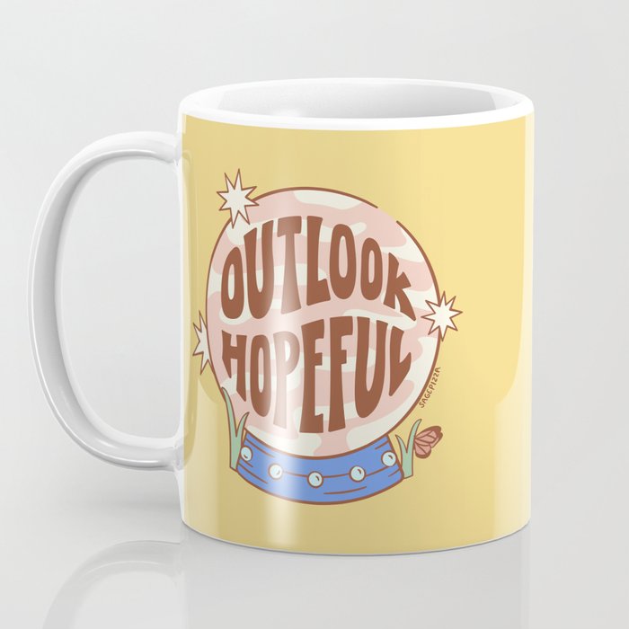 OUTLOOK HOPEFUL (IN YELLOW) Coffee Mug Gallery Image 3