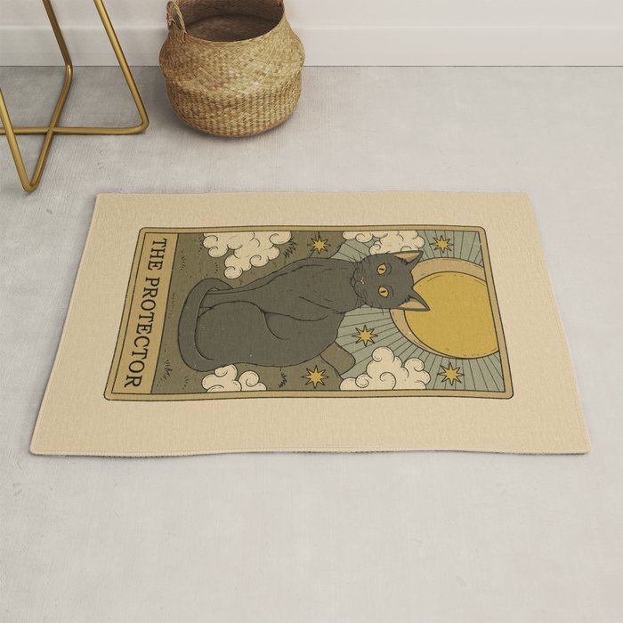 The Protector - Cat Tarot Rug Gallery Image 1