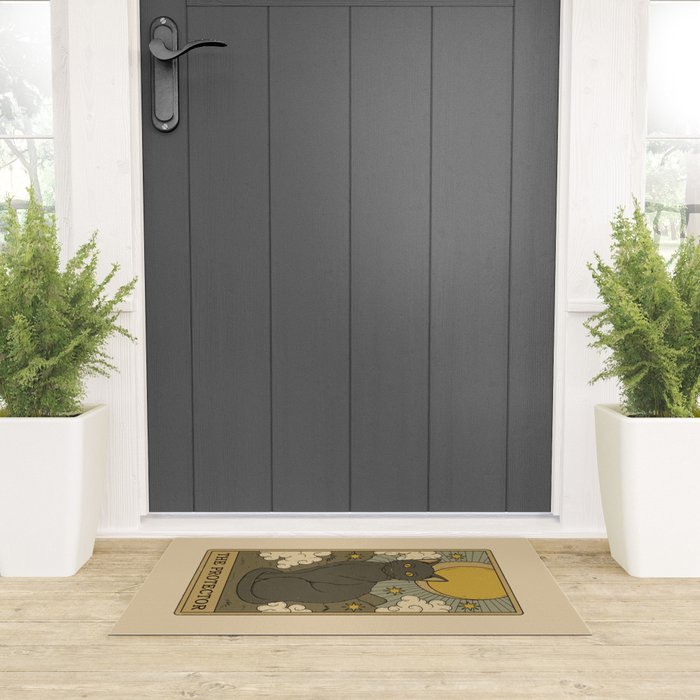 The Protector - Cat Tarot Welcome Mat Gallery Image 3