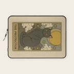 The Protector - Cat Tarot Laptop Sleeve Gallery Image 1