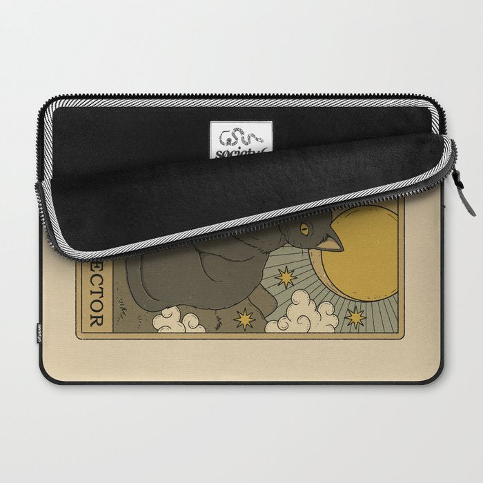 The Protector - Cat Tarot Laptop Sleeve Gallery Image 2