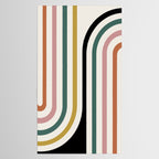 Bold Curvature Stripes IX Tablecloth Gallery Image 2