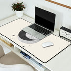 Moon Sparkle BW - Celestial Desk Mat Gallery Image 2