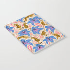 Tigers & Tiger Lilies - Blue & Yellow Notebook Gallery Image 2