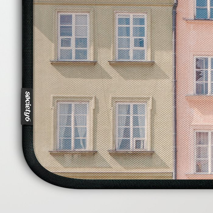 Warsaw Pastels - Poland Architecture, Travel Photography Laptop Sleeve Gallery Image 3