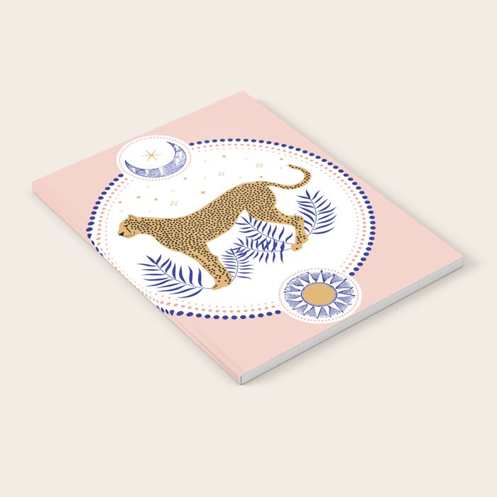 Wild Cheetah and the Moon 2 Notebook Gallery Image 2