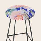 Modern Vibrant Flowery Garden B Stool Gallery Image 2