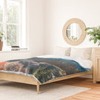 1960's Style Mountain Collage Duvet Cover Gallery Image 2