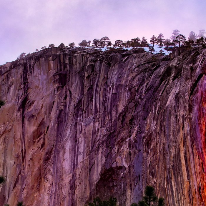 Magical Firefall - golden sunlight, on Horsetail Falls in Yosemite National Park photograph print Coffee Mug Gallery Image 2