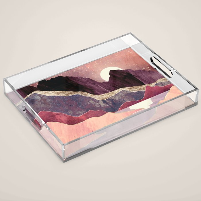 Blush Vista Acrylic Tray Gallery Image 1