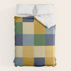 Bold Colorful Checks Pattern - Large XXIII Duvet Cover Gallery Image 6