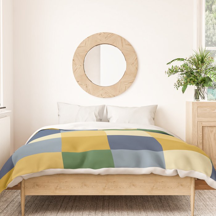 Bold Colorful Checks Pattern - Large XXIII Duvet Cover Gallery Image 3
