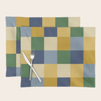 Bold Colorful Checks Pattern - Large XXIII Placemat Gallery Image 1