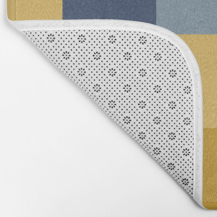 Bold Colorful Checks Pattern - Large XXIII Bath Mat Gallery Image 2