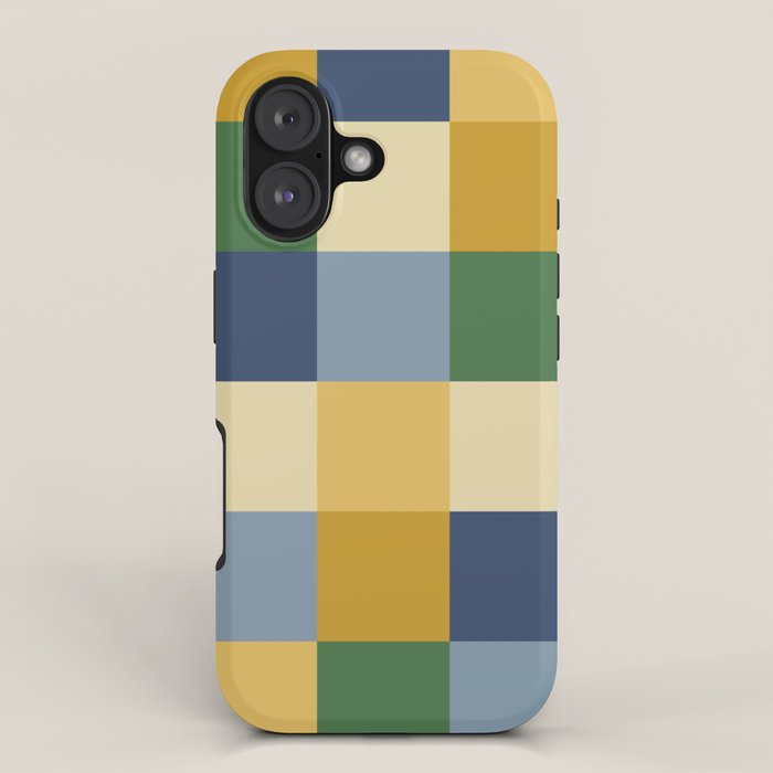 Bold Colorful Checks Pattern - Large XXIII iPhone Case Gallery Image 1