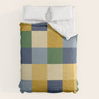 Bold Colorful Checks Pattern - Large XXIII Comforter Gallery Image 6