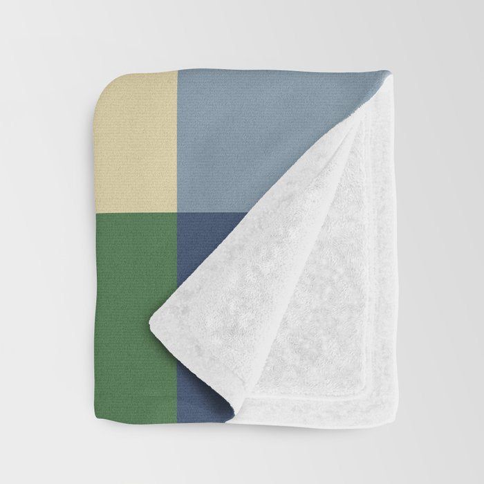 Bold Colorful Checks Pattern - Large XXIII Throw Blanket Gallery Image 3