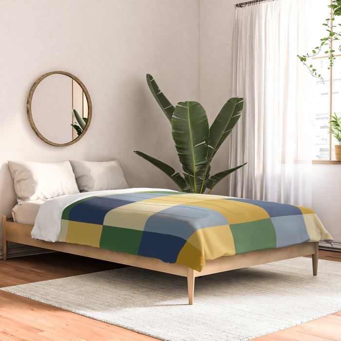 Bold Colorful Checks Pattern - Large XXIII Comforter Gallery Image 2