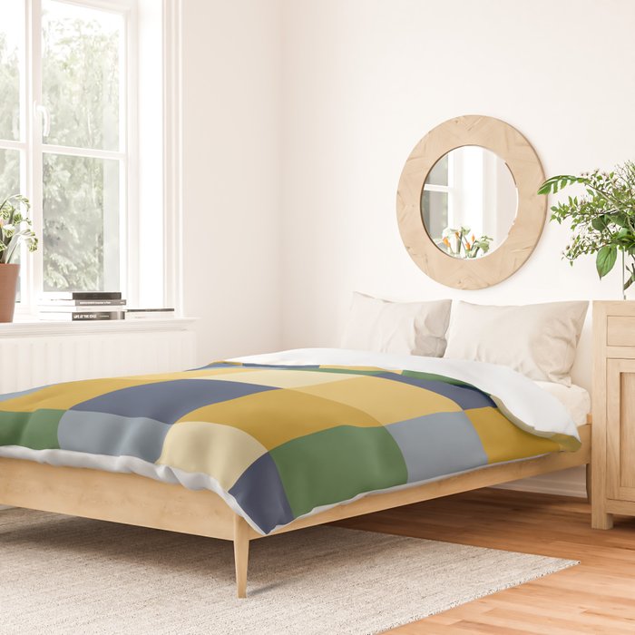 Bold Colorful Checks Pattern - Large XXIII Duvet Cover Gallery Image 2