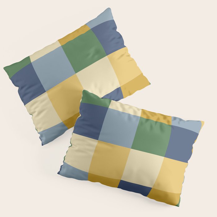 Bold Colorful Checks Pattern - Large XXIII Pillow Sham Gallery Image 3
