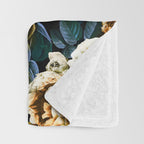 Night Forest IV Throw Blanket Gallery Image 3