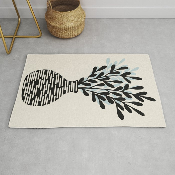 Still Life with Vase and Tree Branches Rug Gallery Image 1