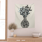 Still Life with Vase and Tree Branches Wall Tapestry Gallery Image 2