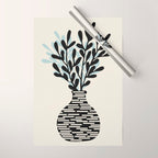 Still Life with Vase and Tree Branches Wrapping Paper Gallery Image 1