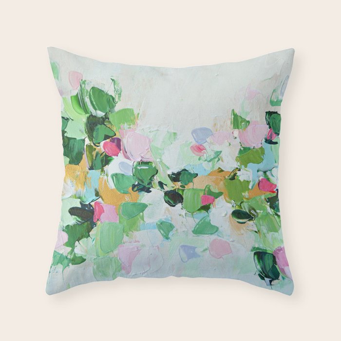 Mint Julep Throw Pillow Gallery Image 1