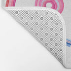 Cast Your Vote | Hand-Lettered Pattern in White Bath Mat Gallery Image 2