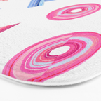 Cast Your Vote | Hand-Lettered Pattern in White Bath Mat Gallery Image 3