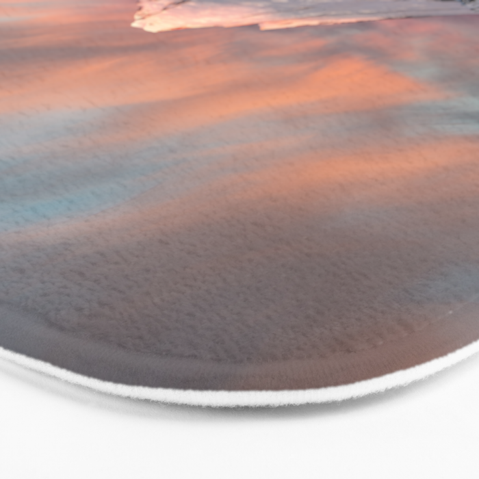 Mount Baker Mountain Adventure Sunset - Nature Photography Bath Mat Gallery Image 3