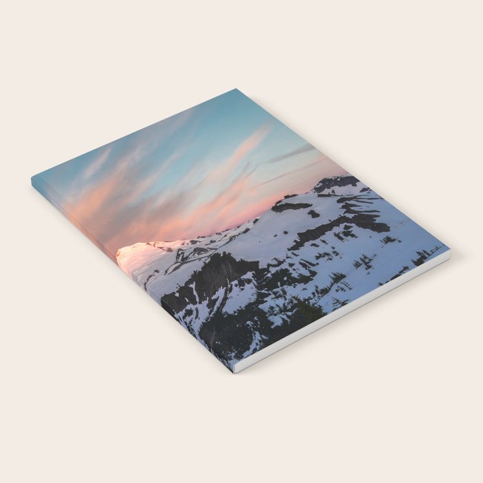 Mount Baker Mountain Adventure Sunset - Nature Photography Notebook Gallery Image 2