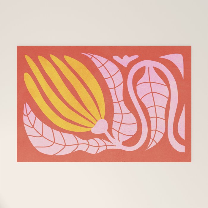 Sunglow & Cotton Candy: Les Fleurs | Flower Market Color Series 05 Welcome Mat Gallery Image 1
