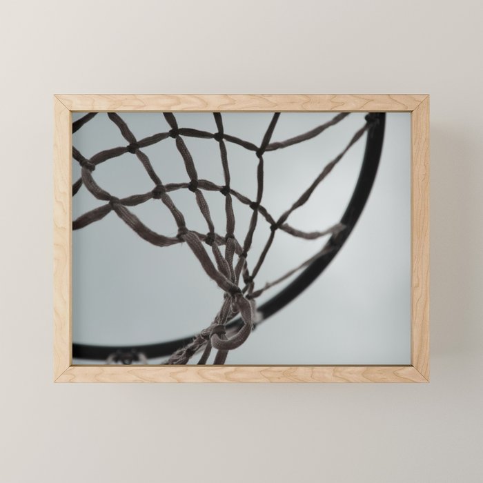 Basketball hoop Mini Art Print Gallery Image 1