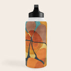 A Floral Palette of Colorful Petals Water Bottle Gallery Image 2