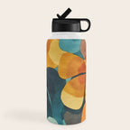 A Floral Palette of Colorful Petals Water Bottle Gallery Image 4
