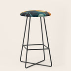 A Floral Palette of Colorful Petals Stool Gallery Image 1