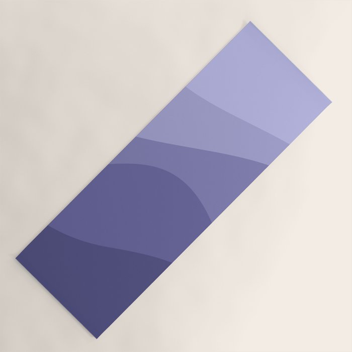 Abstract Color Waves Very Peri Yoga Mat Gallery Image 1