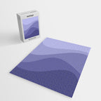 Abstract Color Waves Very Peri Jigsaw Puzzle Gallery Image 2