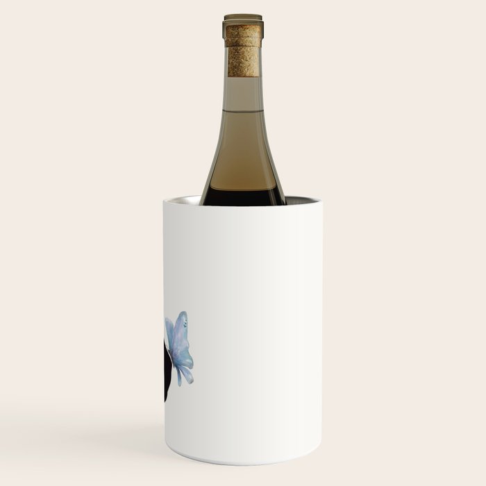 Cat and Butterfly Wine Chiller Gallery Image 3