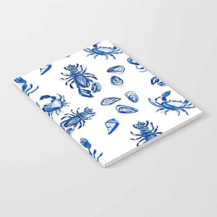 Blue and White Sea Life II Notebook Gallery Image 2