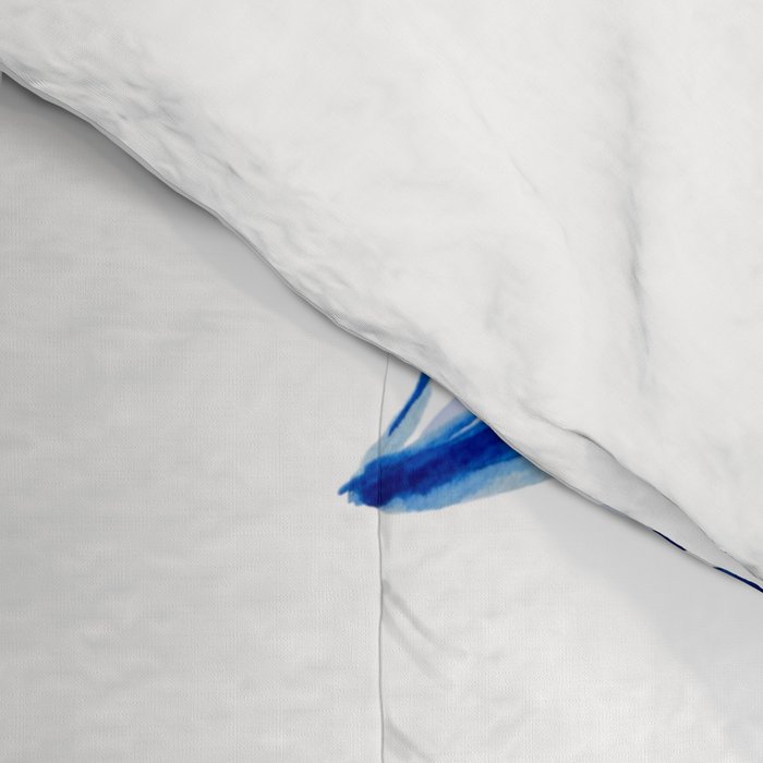 Blue and White Sea Life II Comforter Gallery Image 4