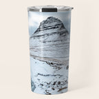 KIRKJUFELL MOUNTAIN & WATERFALL IN WINTER ICELAND LANDSCAPE Travel Mug Gallery Image 1