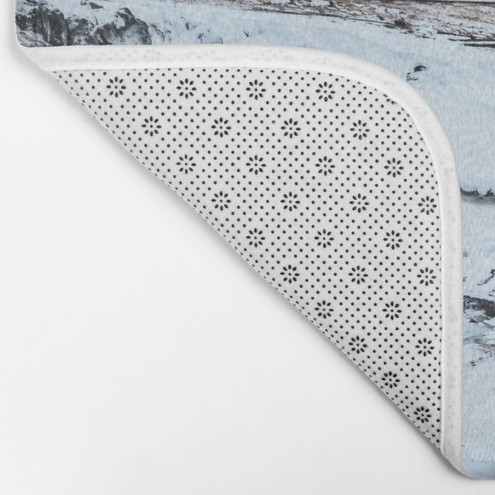 KIRKJUFELL MOUNTAIN & WATERFALL IN WINTER ICELAND LANDSCAPE Bath Mat Gallery Image 2