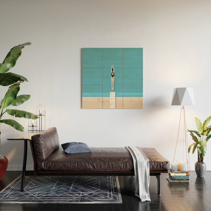 Diving In  Wood Wall Art Gallery Image 2