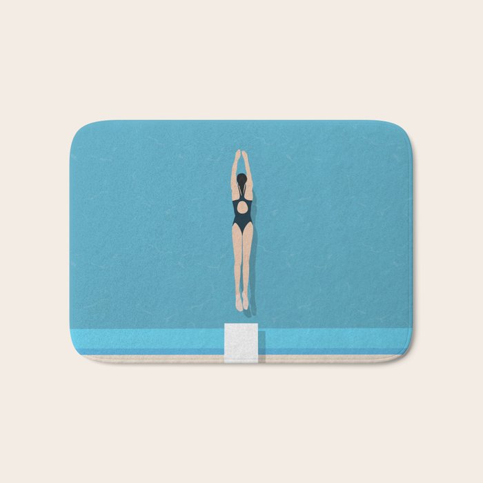 Diving In  Bath Mat Gallery Image 1