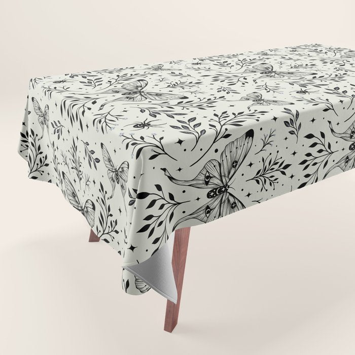 Mystical Luna Moth Tablecloth Gallery Image 1