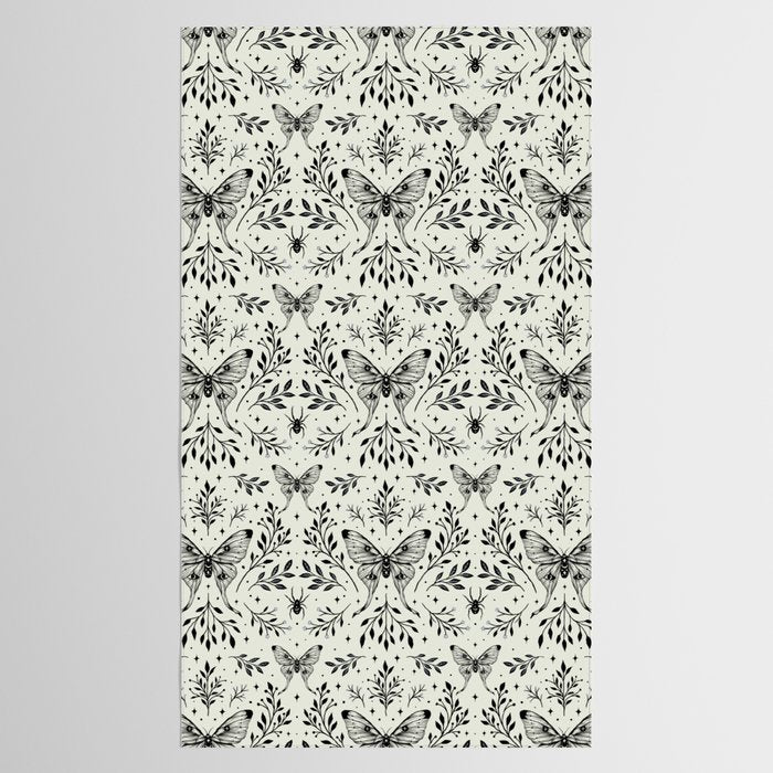 Mystical Luna Moth Tablecloth Gallery Image 2